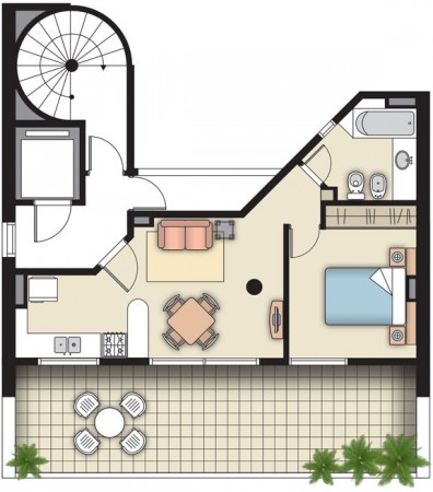 VENTA DEPARTAMENTO Piso exclusivo Un dormitorio - A estrenar - Con balcon aterrazado - Entrega inmediata - Italia 179