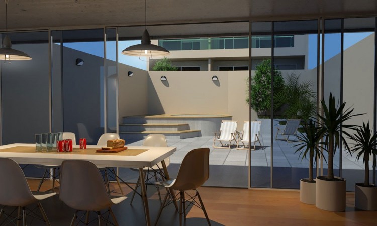 Semipiso DOS DORMITORIOS. Balcón y patio. Amenities. Entrega inmediata. Paraguay y Pellegrini