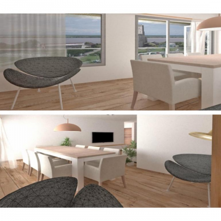 VENTA DEPARTAMENTO Oportunidad TRES DORMITORIOS vista al rio- Edificio de categoria en construccion.  Amplios balcones. Amenities. Cochera.  Av Candido Carballo 410