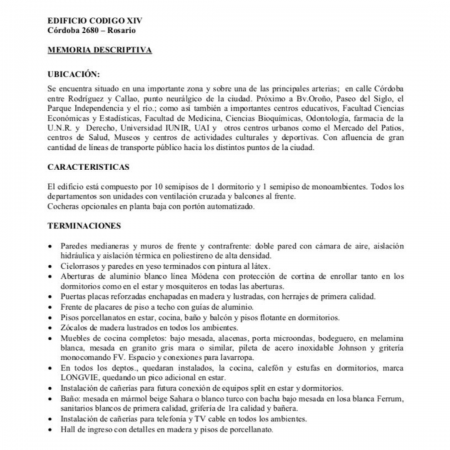 VENTA MONOAMBIENTES - Balcon al frente y terraza de uso exclusivo - Entrega inmediata - Cordoba 2600