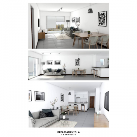 VENTA DEPARTAMENTO SEMIPISO UN DORMITORIO frente al parque Independencia - Patio, balcon - Av. Pellegrini 2632