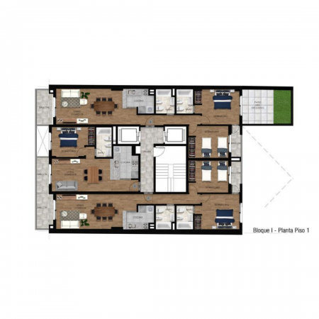 VENTA - UN DORMITORIO, BARRIO MARTIN - Amenities. PROXIMA ENTREGA