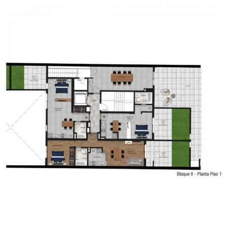 VENTA -  DOS DORMTORIOS en BARRIO MARTIN. Amenities. PROXIMA ENTREGA
