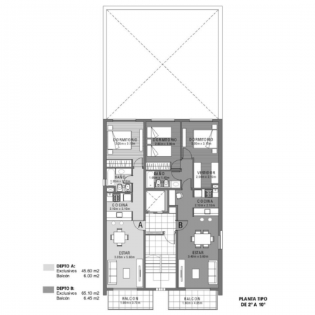 VENTA DEPARTAMENTO Semipiso UN DORMITORIO - Al frente, ventilacion cruzada - Entrega inmediata - Santa Fe 2500