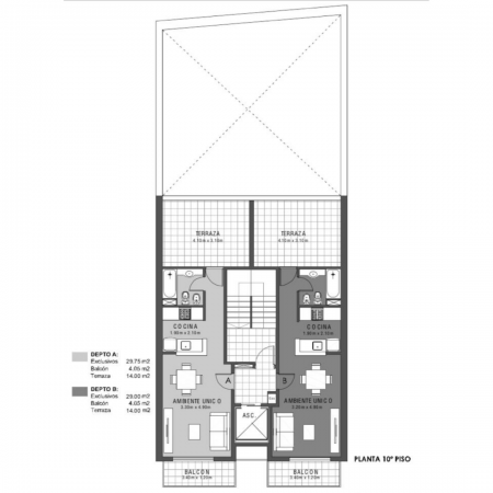 VENTA DEPARTAMENTO Semipiso UN DORMITORIO - Balcon al frente - Entrega inmediata - Cordoba 2600