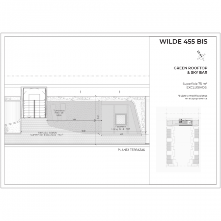 VENTA DEPARTAMENTO DUPLEX DOS DORMITORIOS  - Terraza exclusiva - FISHERTON - Proyecto en construccion 