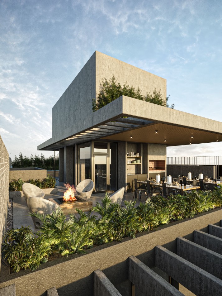 VENTA DEPARTAMENTO UN DORMITORIOS, balcon al contrafrente - Amenities - FINANCIACION - Entrega 2027 - Av. Pellegrini 900