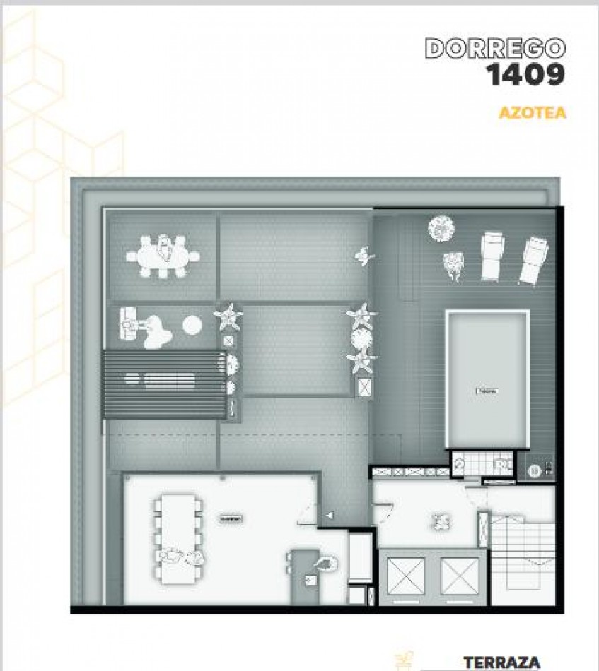 EN VENTA - TRES DORMITORIOS, BALCON CON PARRILLERO AL FRENTE - AMENITIES - Dorrego y 9 de Julio