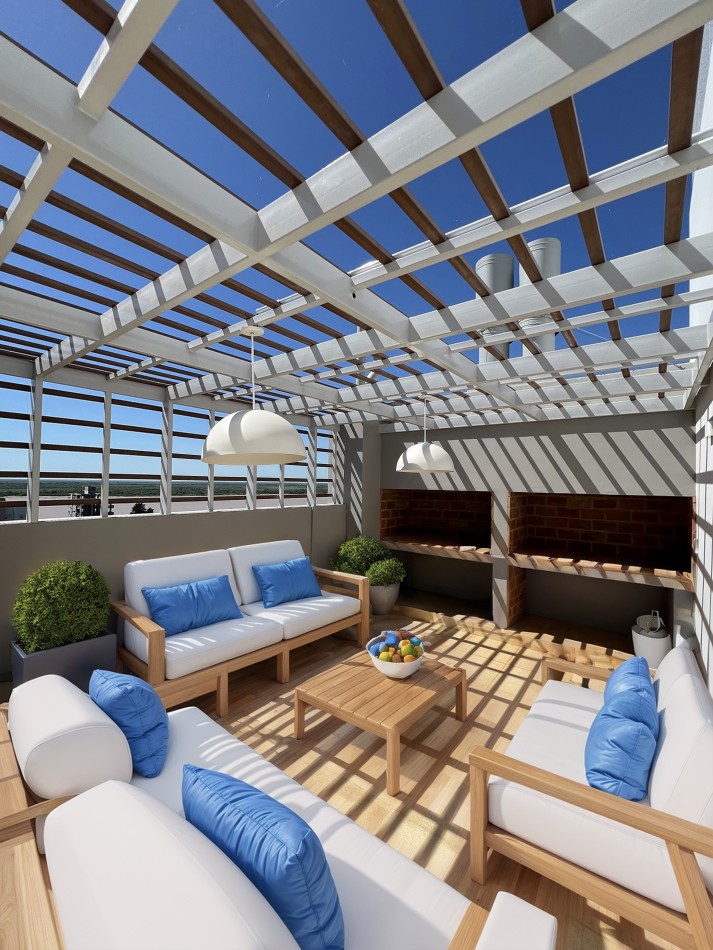 Premium depto 2 dormitorios, balcon aterrazado con parrilla - Amenities - Ciudad de San Lorenzo