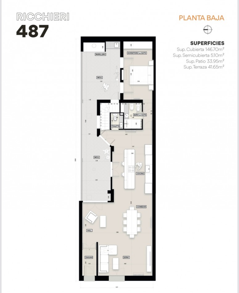 Importante Casa de diseño en Pinchicha, 3 dormitorio, patio con parrillero, terraza con piscina 