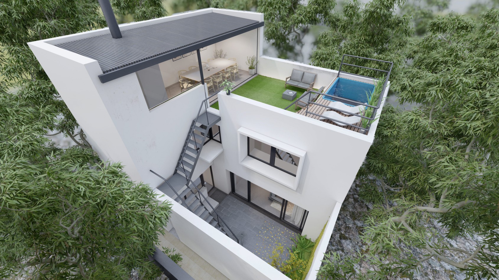 VENTA CASA DE PASILLO A ESTRENAR - 3 DORMITORIOS, QUINCHO, PARRILLERO, PISCINA - MORENO 1164