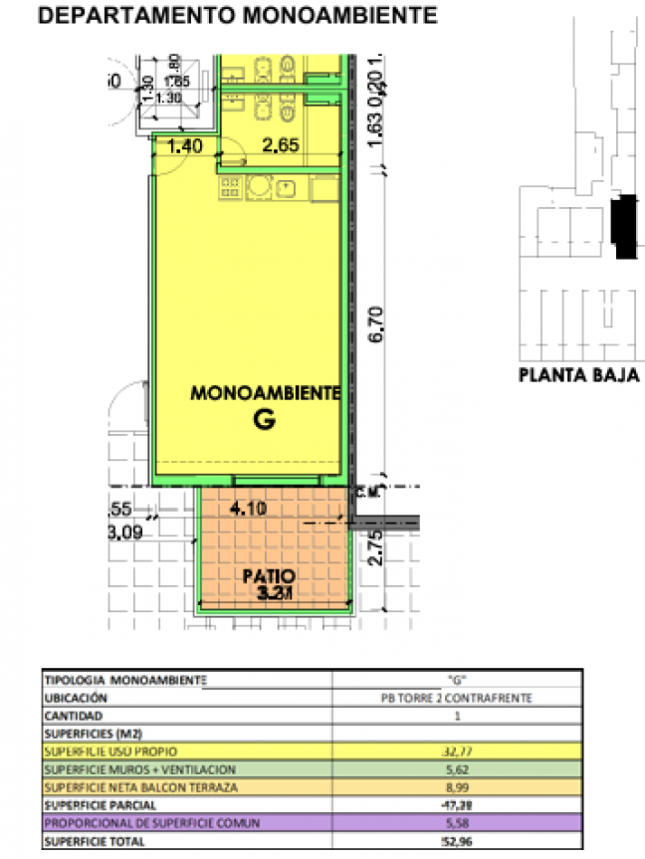 Oportunidad BARRIO MARTIN - MONOAMBIENTE - FINANCIACION!