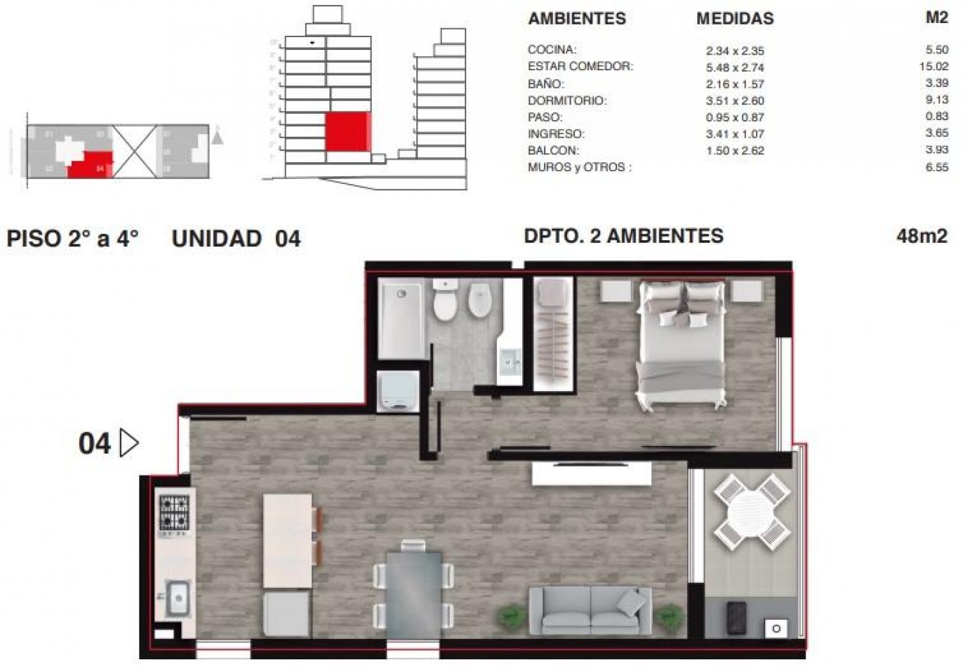 UN DORMITORIO de categoria en BARRIO MARTIN - Amenities - FINANCIACION 
