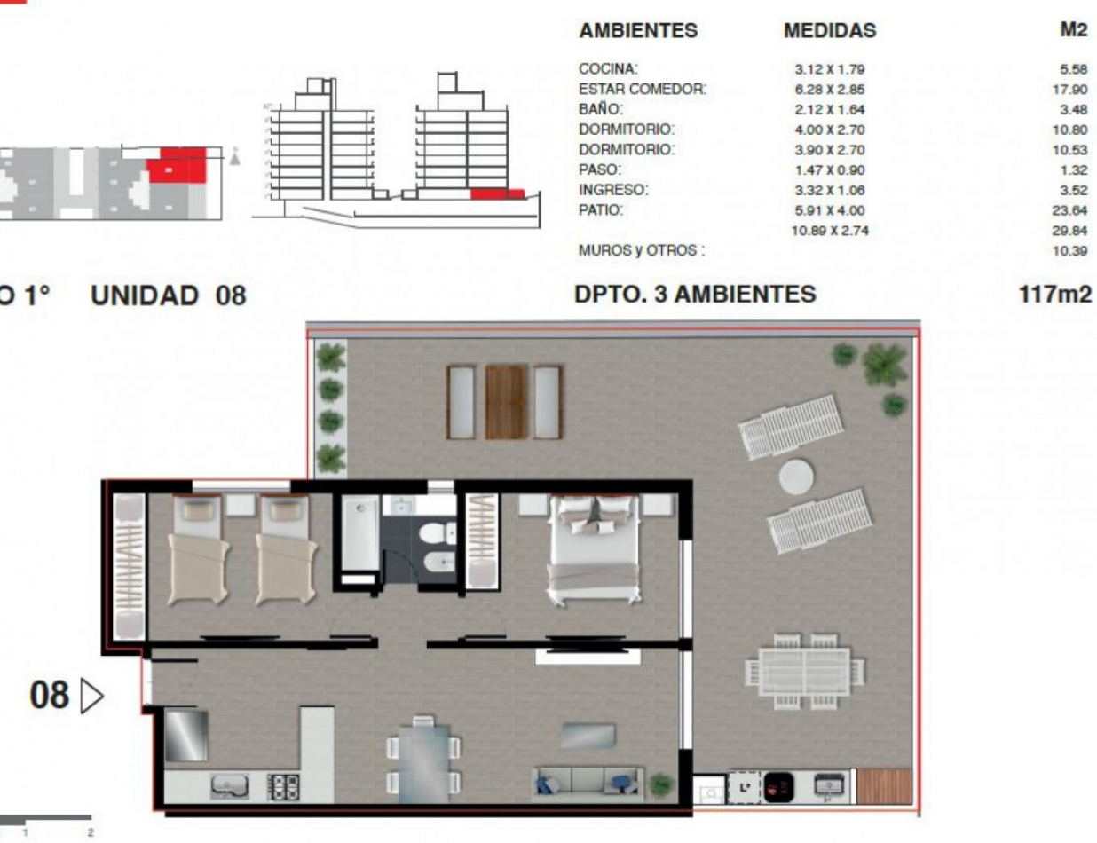 DOS DORMITORIOS PREMIUM CENTRICO - AMENITIES - FINANCIACION
