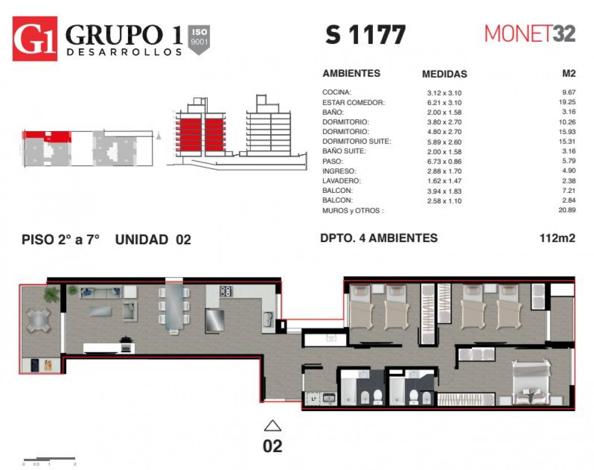 TRES DORMITORIOS PREMIUM CENTRICO - AMENITIES - FINANCIACION