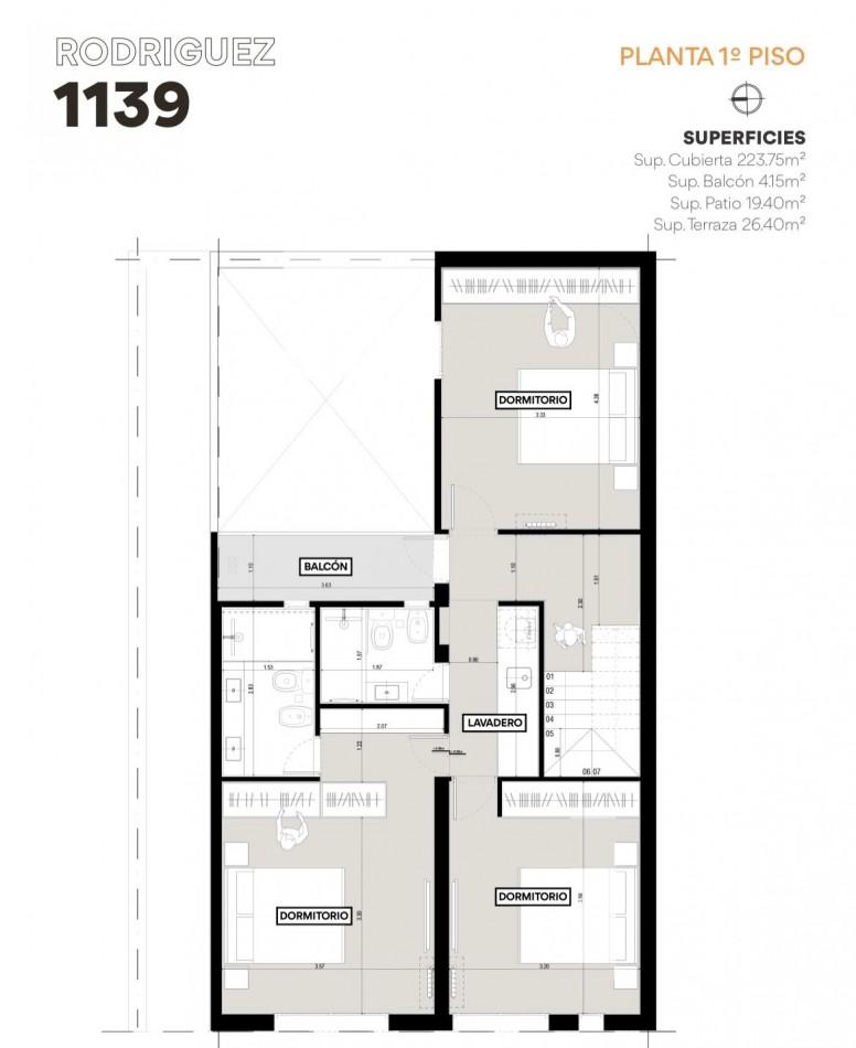 Espectacular CASA de diseño - 3 dormitorios, patio, terraza, piscina - BARRIO LOURDES