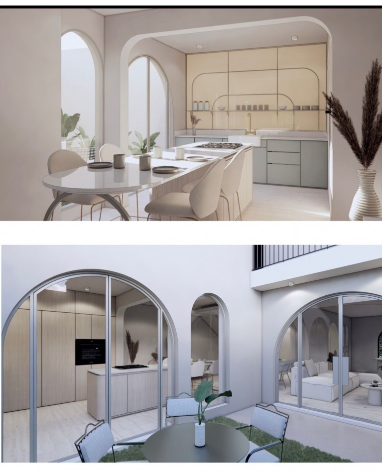 Espectacular CASA de diseño - 3 dormitorios, patio, terraza, piscina - BARRIO LOURDES