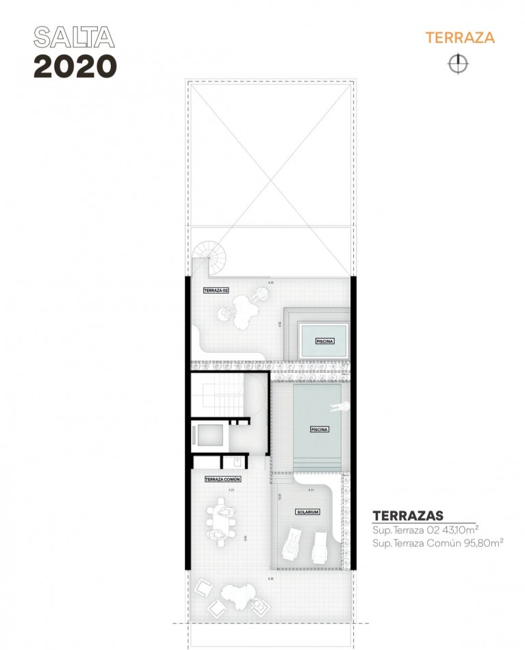 Moderno depto de 2 dormitorios con balcon terraza al frente con parrillero - Amenities - Financiacion - SALTA 2020