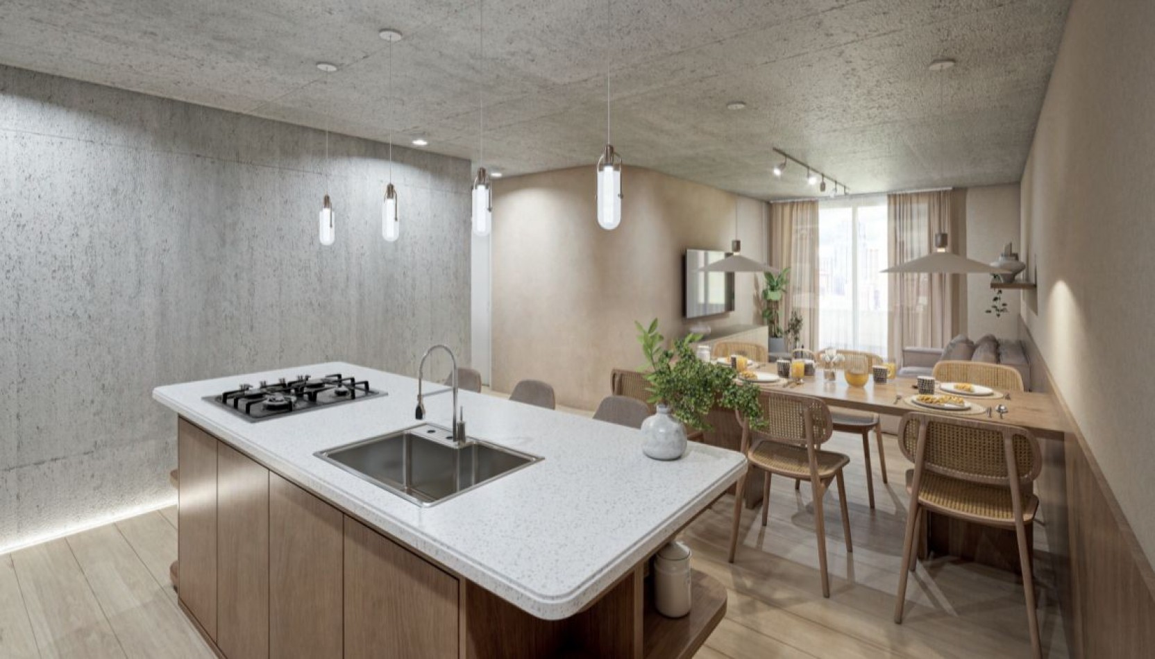 Moderno depto de 2 dormitorios con balcon terraza al frente con parrillero - Amenities - Financiacion - SALTA 2020