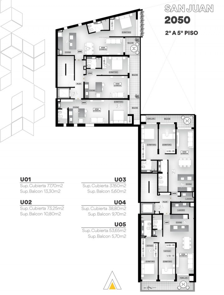 VENTA DOS DORMITORIOS  A METROS DE BV OROÑO. ENTREGA 2027. AMPLIA FINANCIACION