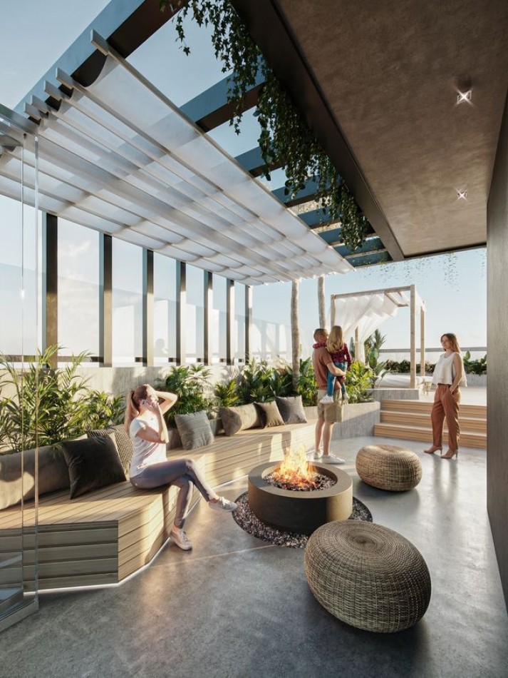 VENTA DEPARTAMENTO DOS DORMITORIOS con PATIO, PISCINA EXCLUSIVA y PARRILLERO - Financiacion - Entre Rios 400