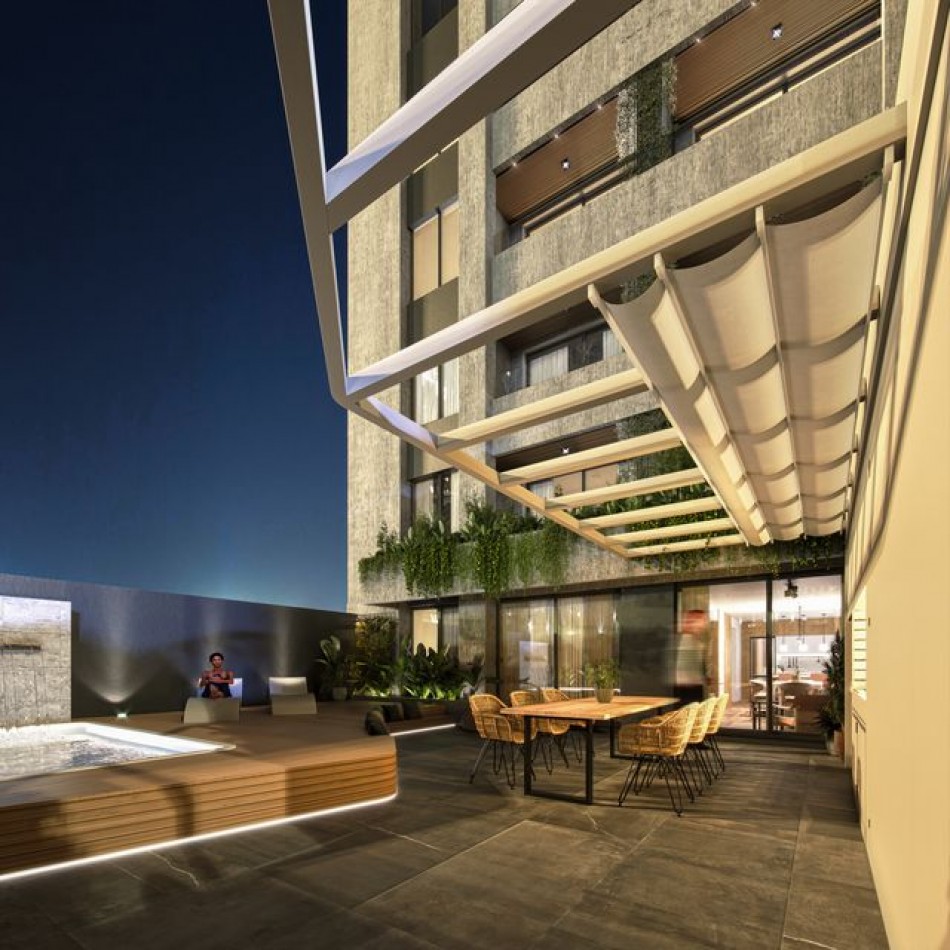 VENTA DEPARTAMENTO DOS DORMITORIOS con PATIO, PISCINA EXCLUSIVA y PARRILLERO - Financiacion - Entre Rios 400