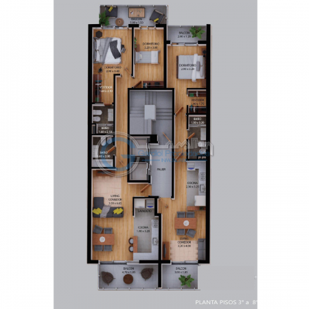 VENTA DEPARTAMENTO Semipiso DOS DORMITORIOS, amplio balcon - Amenities - 3 de Febrero 1400