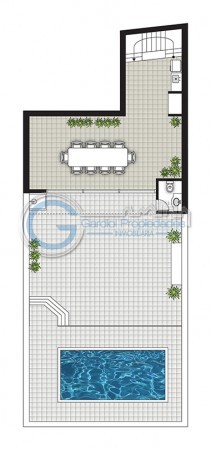 Semipiso UN DORMITORIO - Balcon frente y contrafrente - Amenities - Catamarca y Moreno