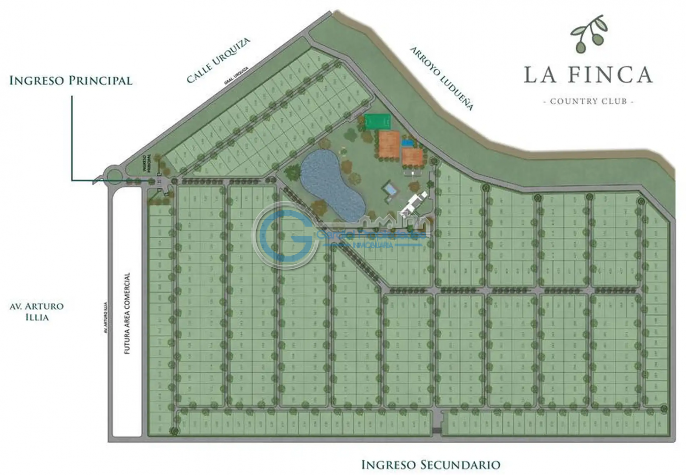 VENTA LOTE de 800m2 en el barrio residencial LA FINCA, FUNES 