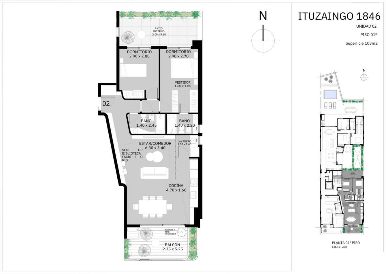 EN VENTA - Departamento DOS DORMITORIOS, balcon - AMENITIES - FINANCIACION - BARRIO ABASTO, ROSARIO