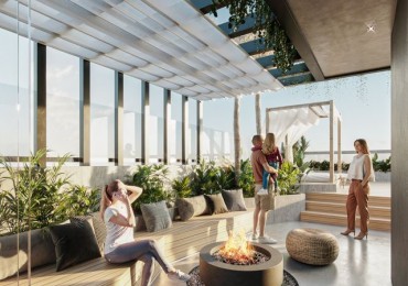 VENTA DEPARTAMENTO TRES DORMITORIOS con BALCON Y TERRAZA, PISCINA Y PARRILLERO EXCLUSIVOS - Financiacion - Entre Rios 400